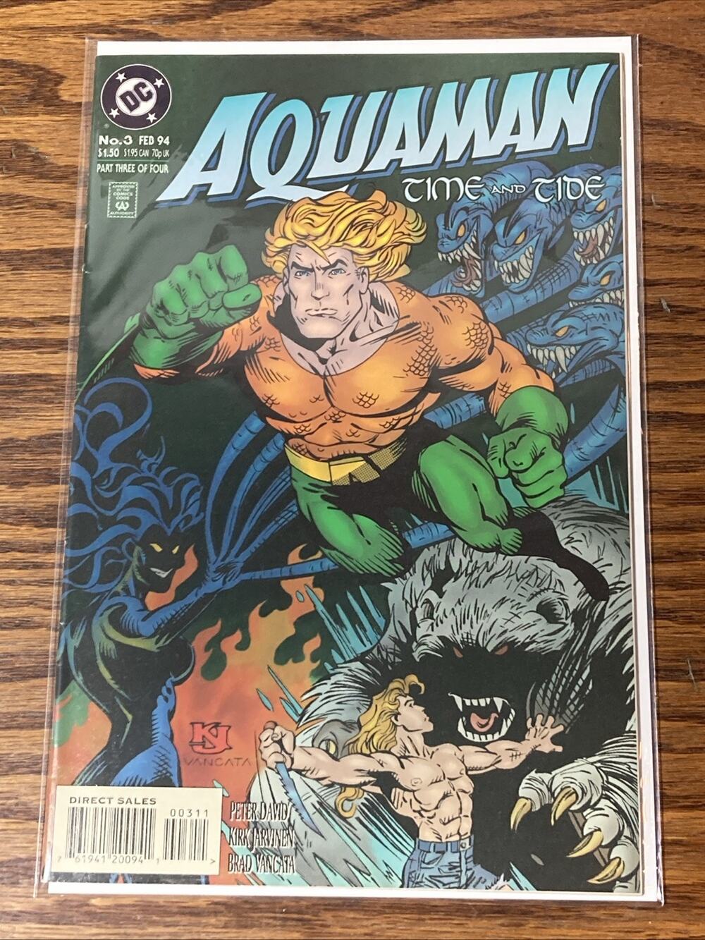 Aquaman #3 Time and Tide Feb 1994 DC Comics